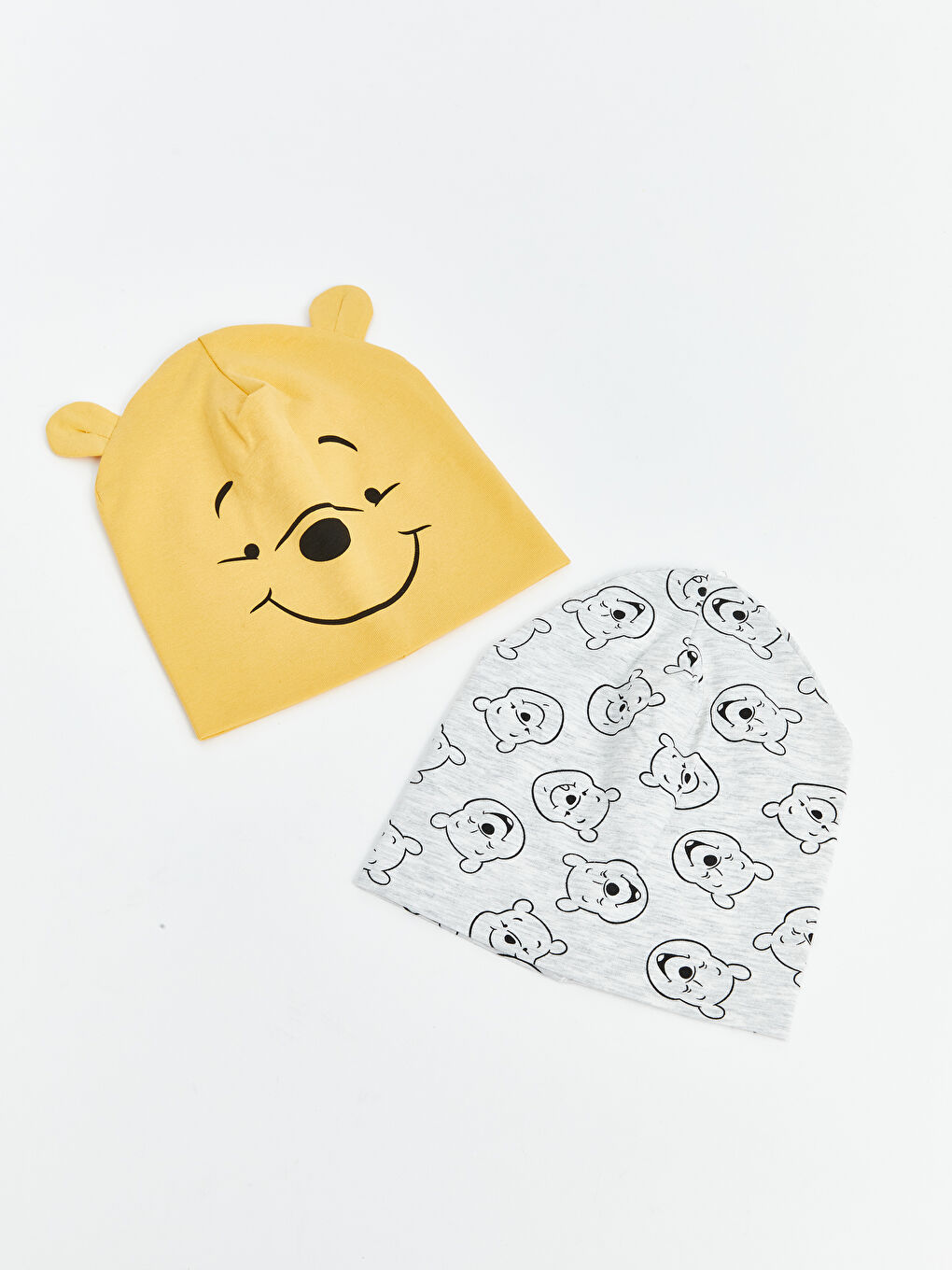 LC WAIKIKI Winnie the Pooh Printed Baby Boys' Beanie 2 Pack