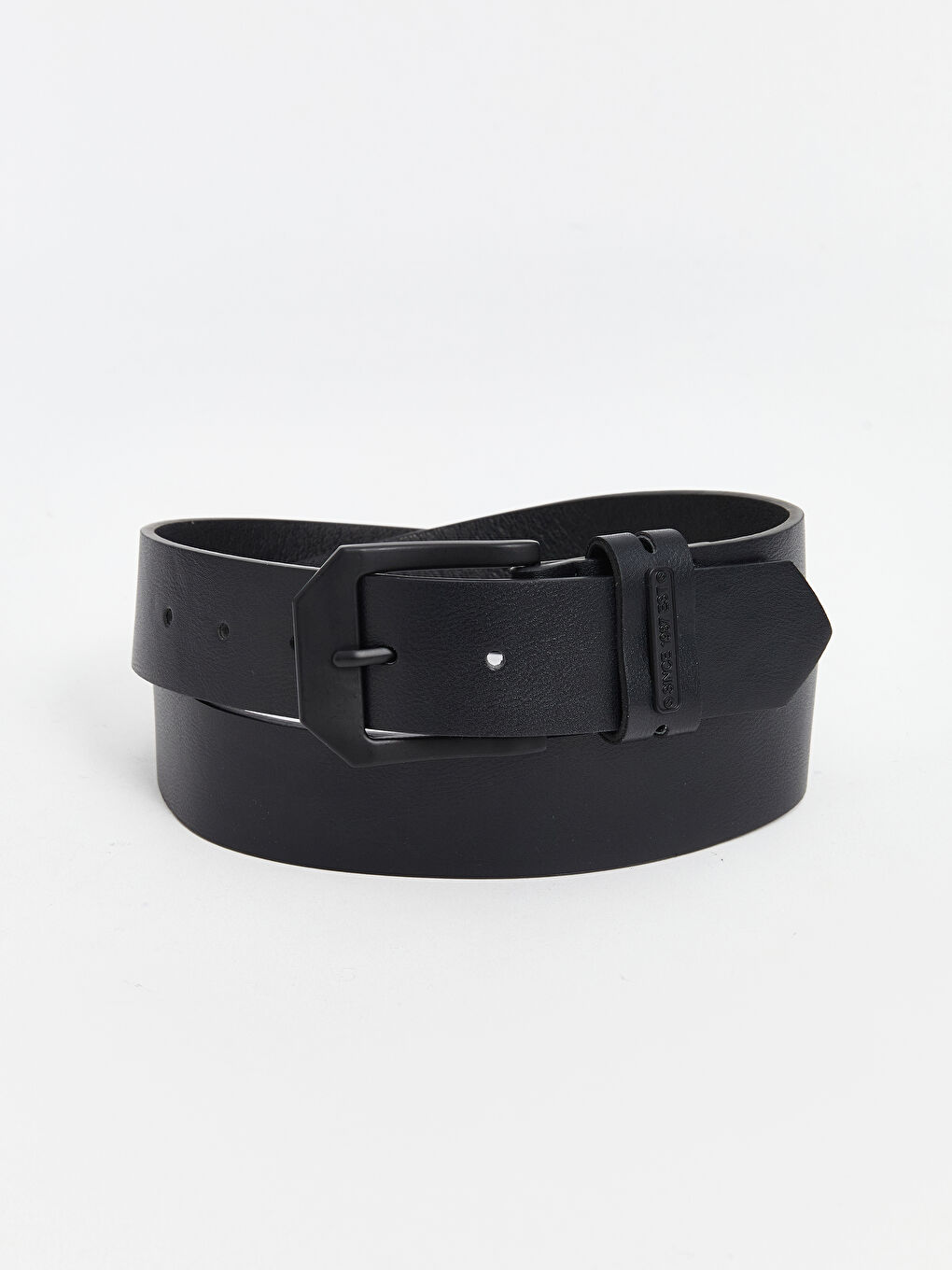 Leather Look Men's Belt -S56748Z8-HUC - S56748Z8-HUC - LC