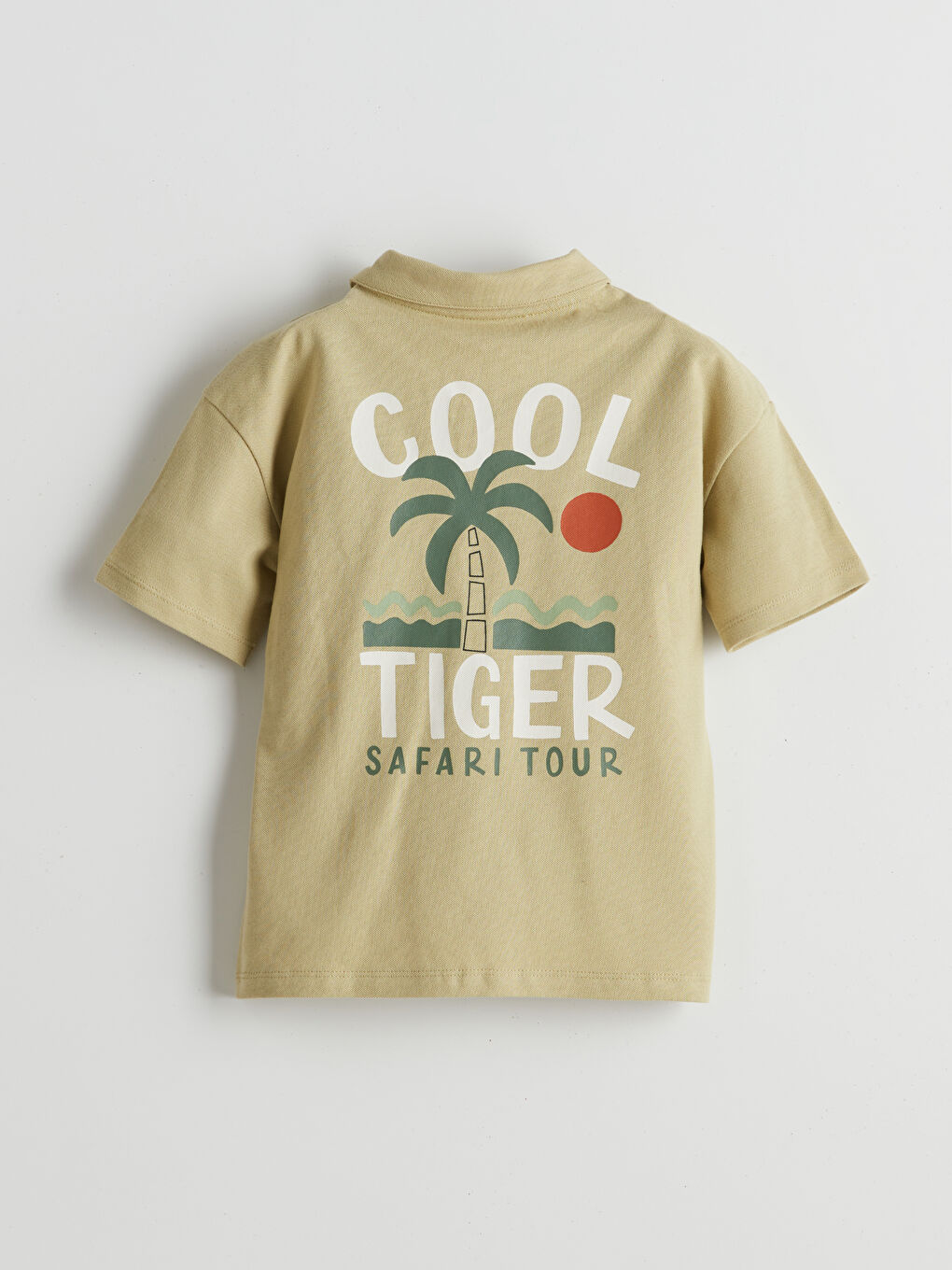 Boy KHAKI T-Shirt -S57097Z1-FHW - S57097Z1-FHW - LC Waikiki