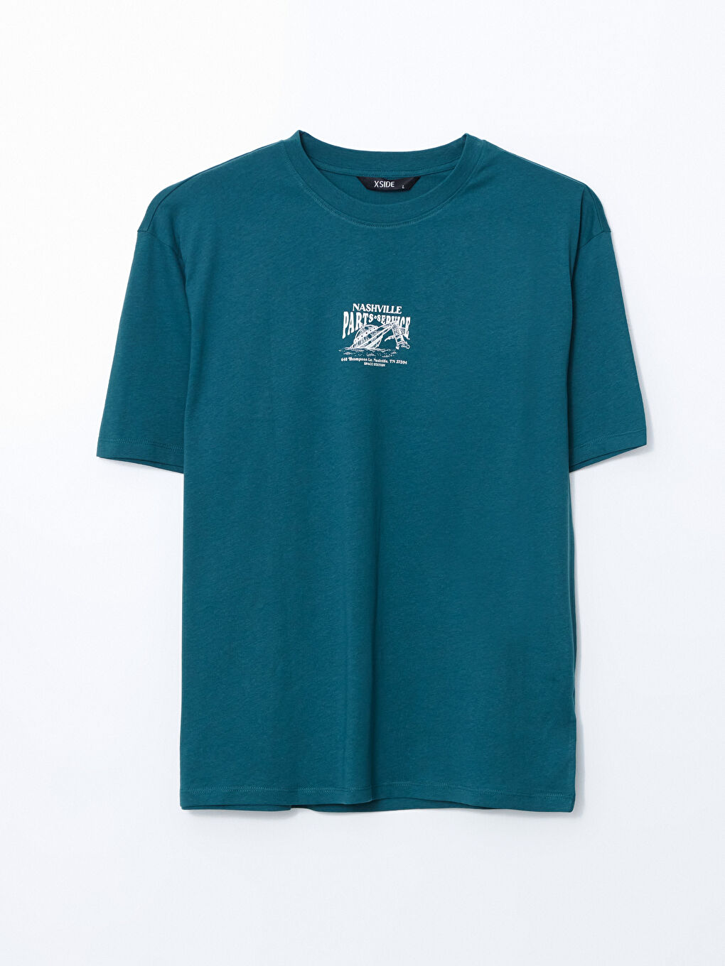 XSIDE Crew Neck Tennessee Printed Jersey Men's T-Shirt