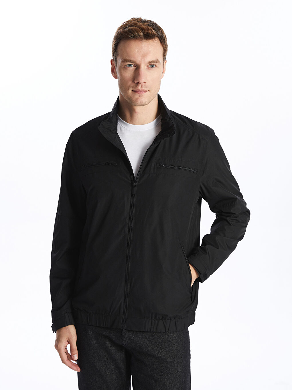 【激安】半額以下- 50%OFFの安い通販 Standard Fit Funnel Neck Men's Coat -S5AL02Z8-CVL - S5AL02Z8 ジャケット・アウター