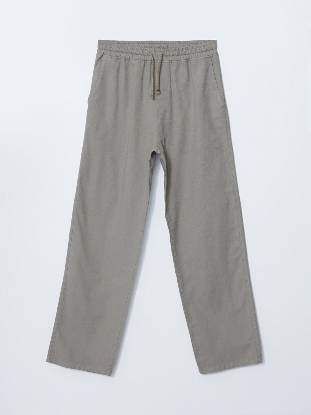 Relaxed Fit Linen Look Men's Trousers -S5EK45Z8-Z3Q Relaxed Fit Linen Look Men's Trousers -S5EK45Z8-Z3Q