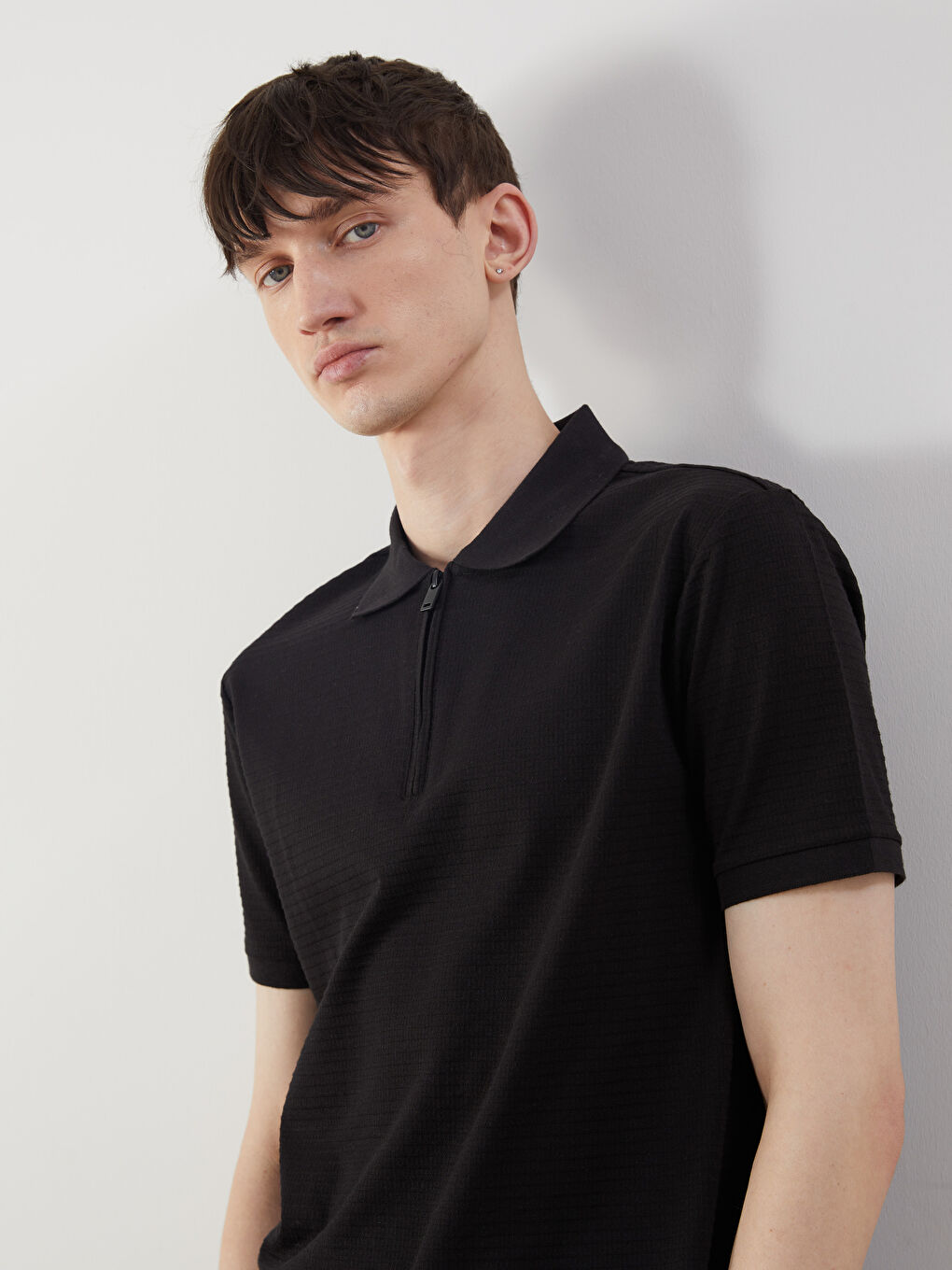 ちろりん XSIDE Men's Polo Neck T-Shirt -S5FE06Z8-CVL - S5FE06Z8-CVL