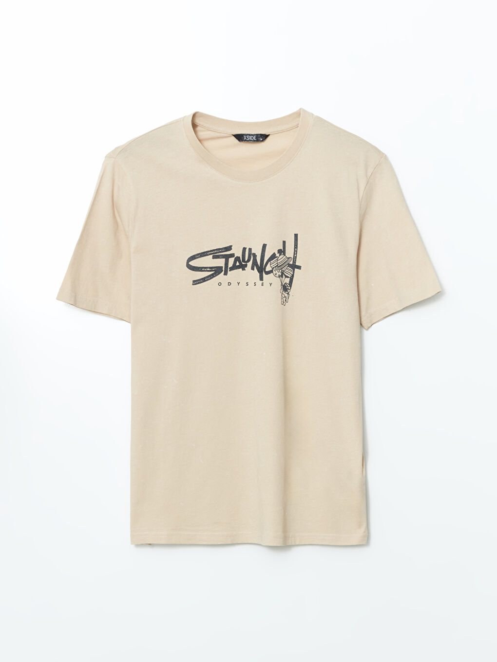 XSIDE Crew Neck Printed Jersey Men's T-Shirt -S5FE54Z8-YV2