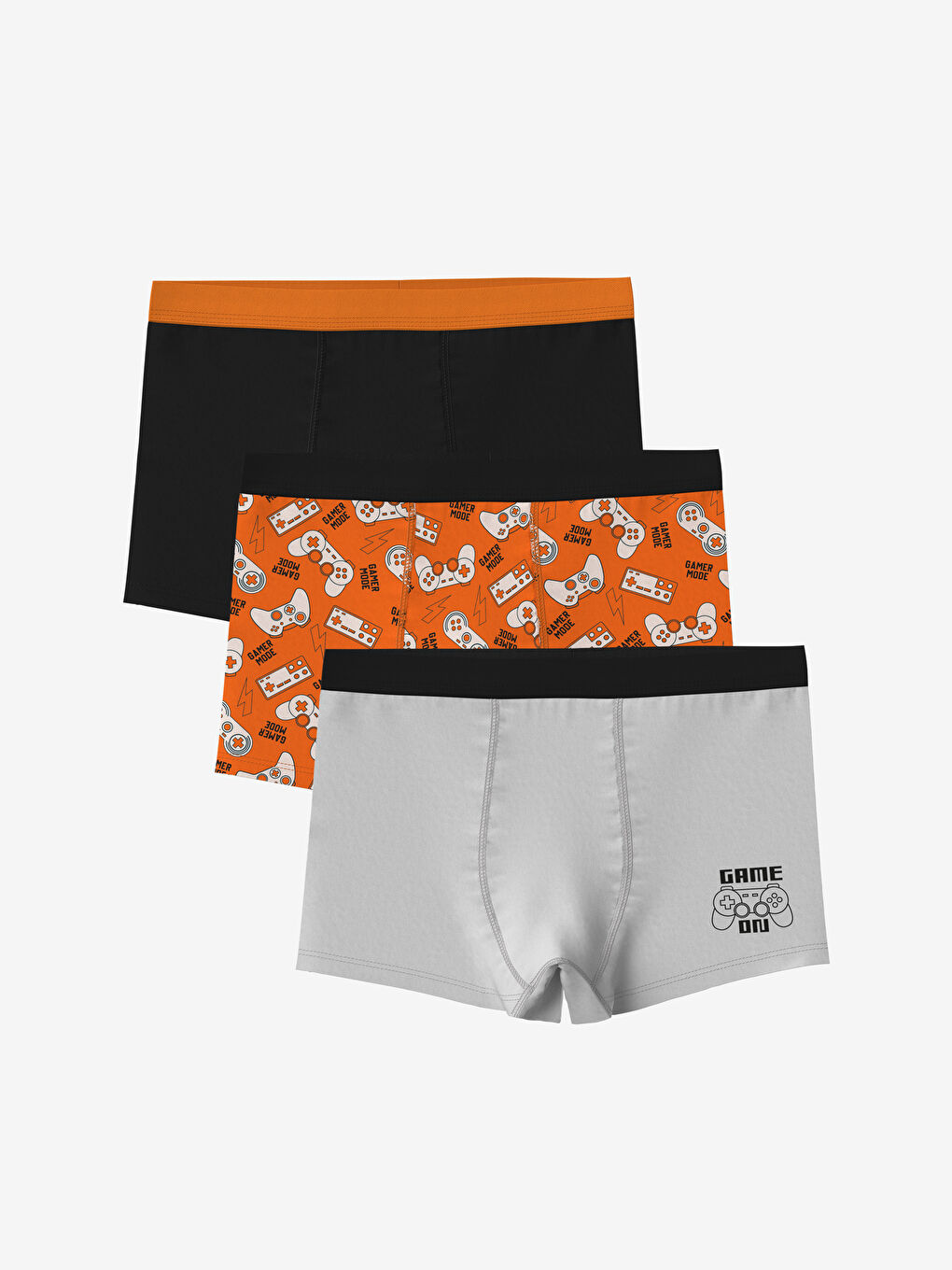 LC WAIKIKI Printed Boys' Boxer Trunks 3-Pack -S5FP36Z4-LSM