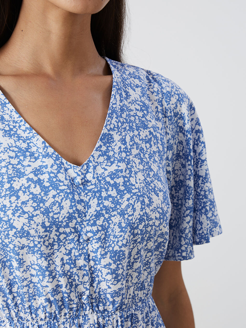 Woman BLUE Dress -S5GO72Z8-LQQ - S5GO72Z8-LQQ - LC Waikiki