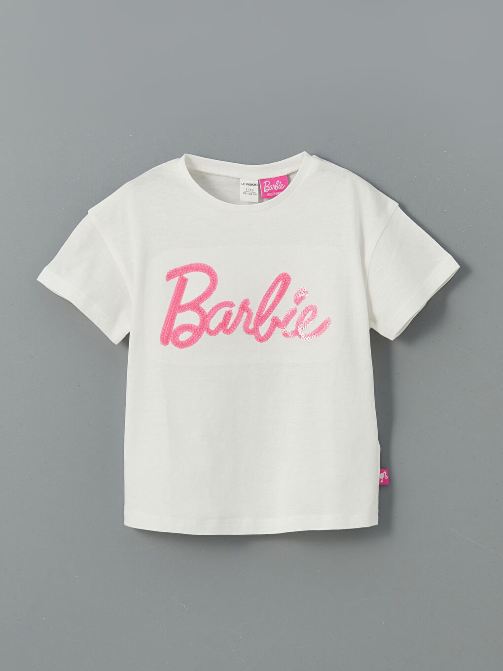 専用です Logo Crew Neck Tee ＆Bikini Girl Tee LC WAIKIKI Crew Neck Barbie Printed Girls' T-Shirt -S5H552Z1