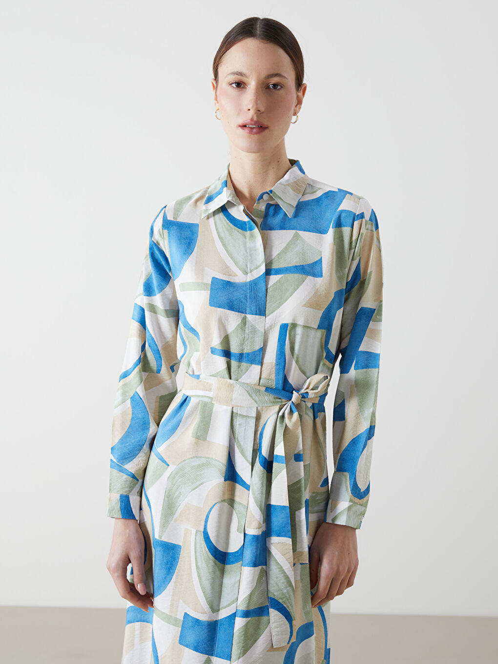 Woman MIX Shirt Dress -S5HE52Z8-F9C - S5HE52Z8-F9C - LC Waikiki Woman MIX Shirt Dress -S5HE52Z8-F9C - S5HE52Z8-F9C - LC Waikiki