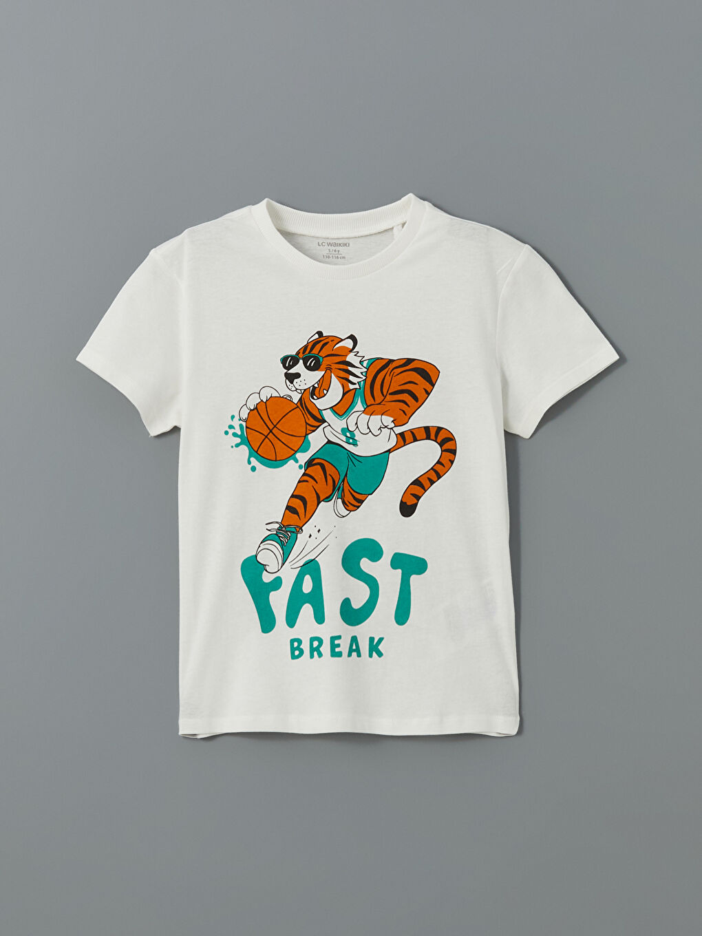 LC WAIKIKI Crew Neck Printed Jersey Baby Boys' T-Shirt -S5HJ23Z1-R9J