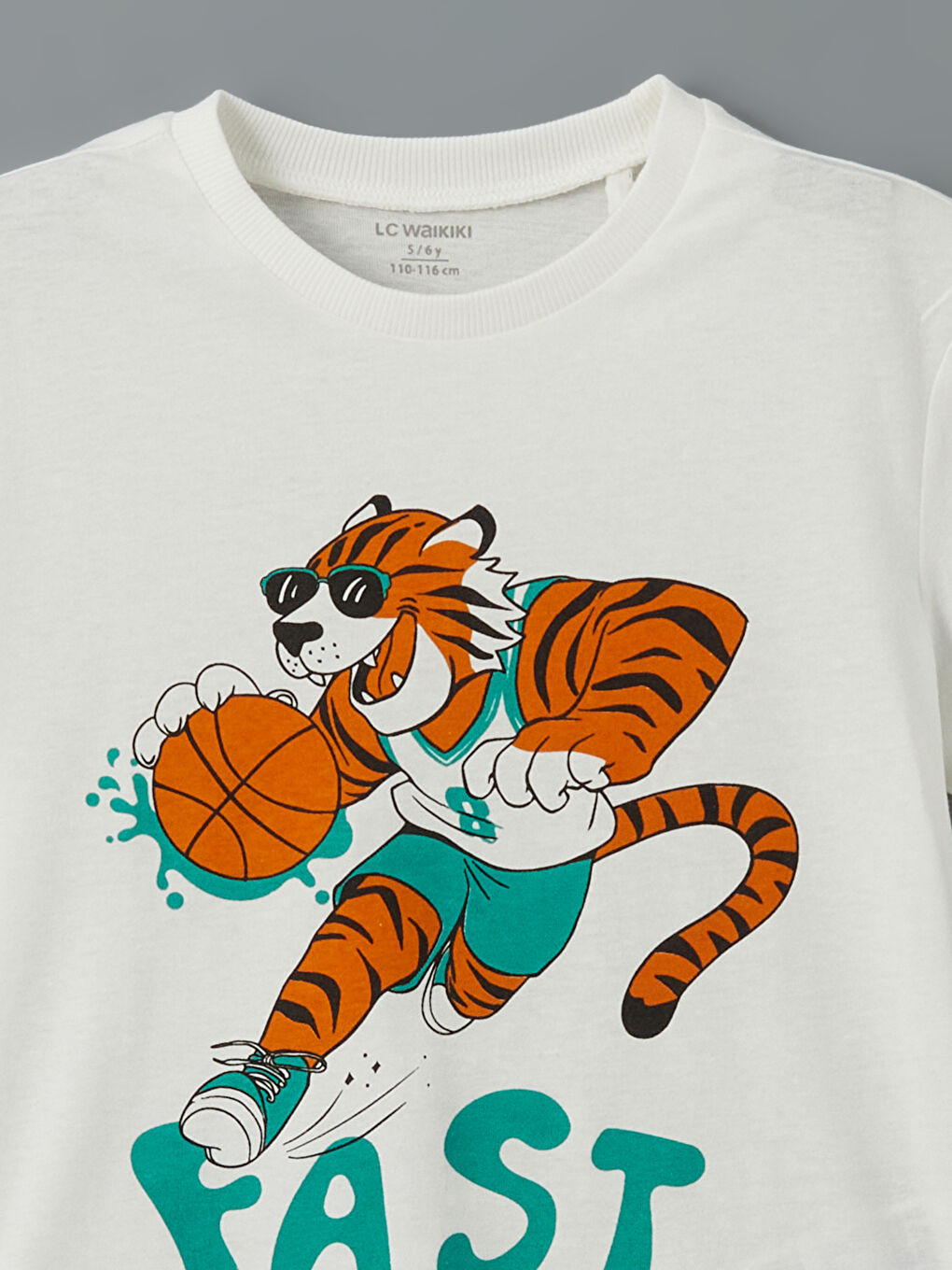 LC WAIKIKI Crew Neck Printed Jersey Baby Boys' T-Shirt -S5HJ23Z1-R9J