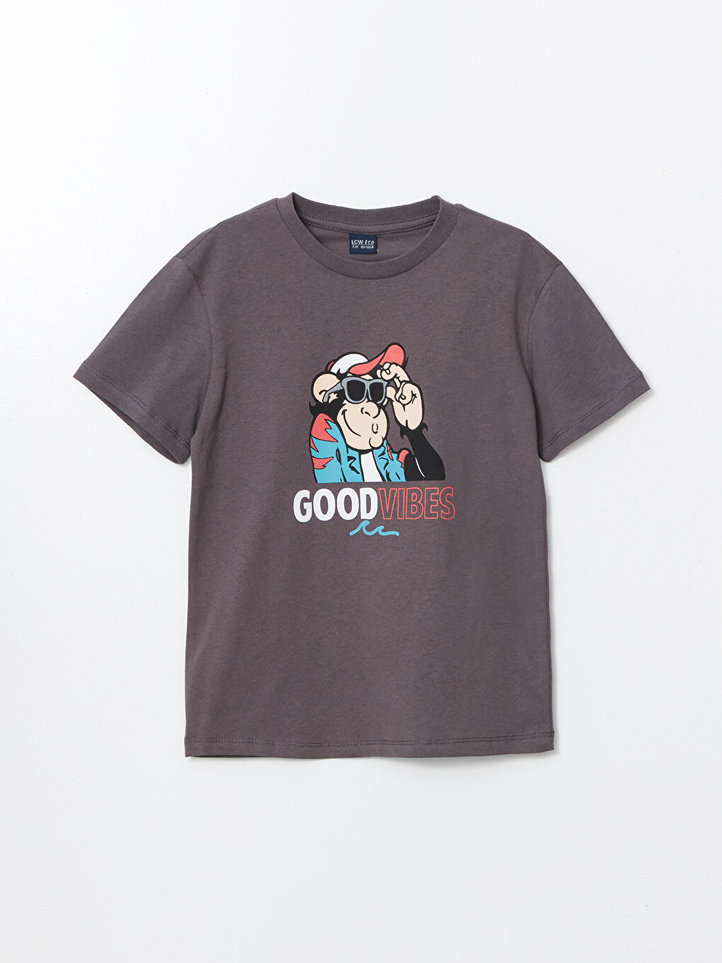 超歓迎された Crew Neck -S5I402Z4 T-Shirt Boy's Printed Monkey Nostalgic その他