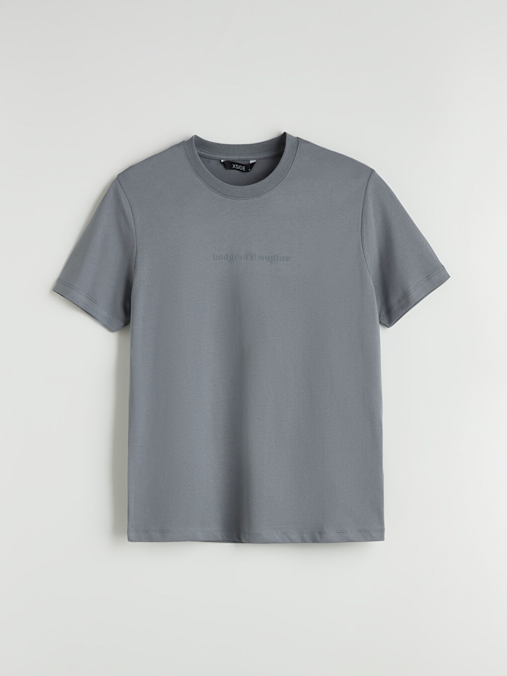 Men’s SideTuck Shirt XSIDE Crew Neck Printed Jersey Men's T-Shirt -S5IM06Z8-Z38