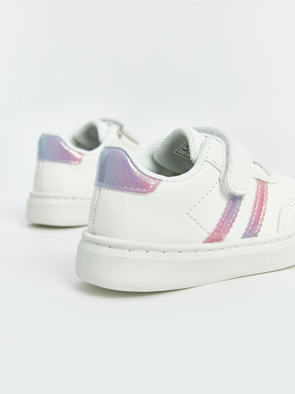 Lace and Hook and Loop Fastening Baby Girl Sneakers Lace and Hook and Loop Fastening Baby Girl Sneakers