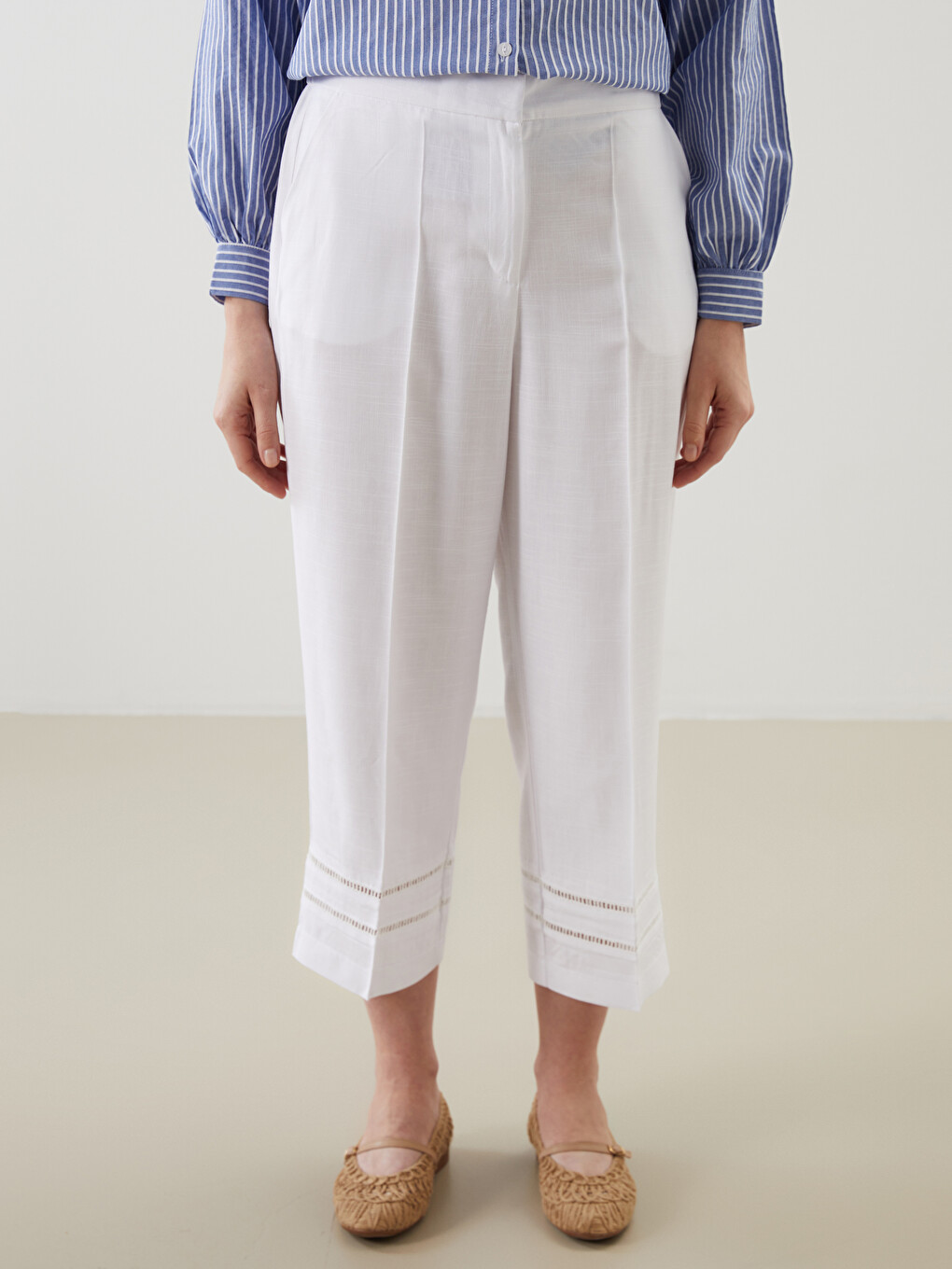 Cantal Shop | - PANTALON CARGO LÉGER BEIGE SALERS 15