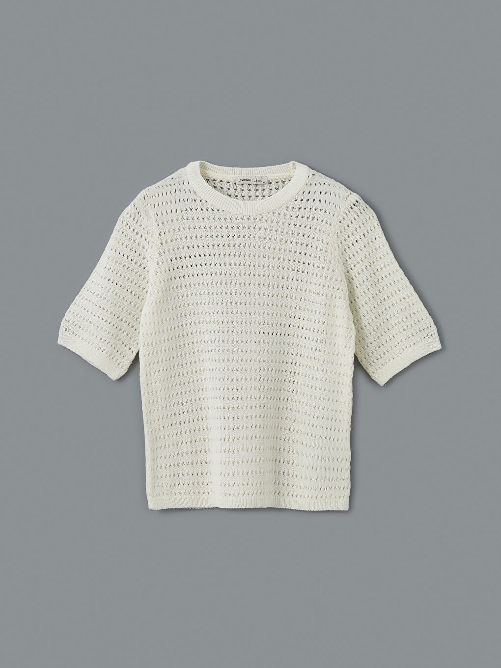 LC WAIKIKI Crew Neck Hole-Knitted Women's Knitwear Sweater -S5KE21Z8-R9J