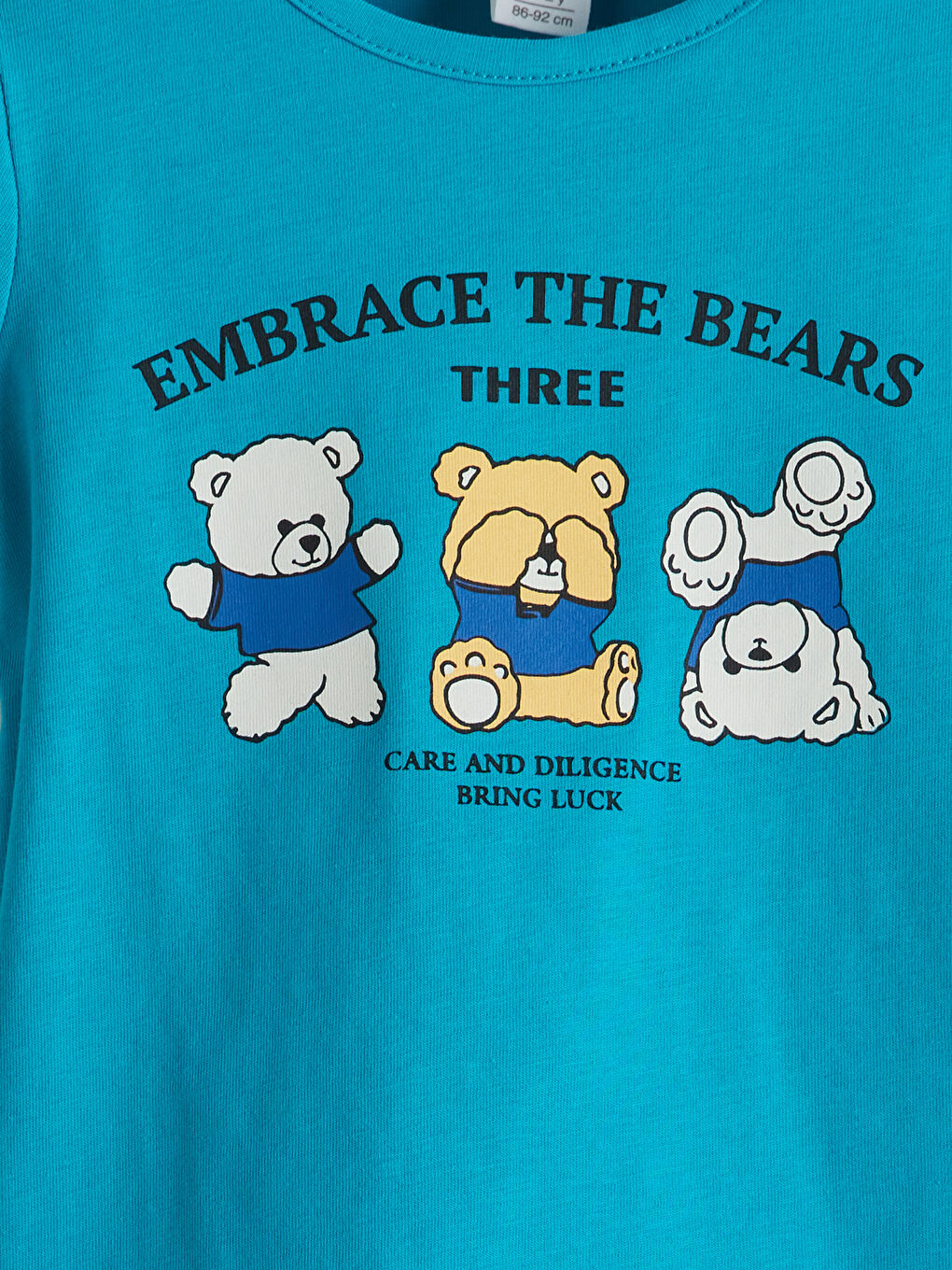 LC WAIKIKI Футболка для дівчаток із принтом милого ведмедика -S5LO49Z1-U1T