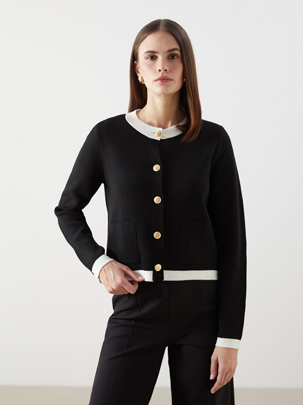売れ筋がひクリスマスプレゼント！ Crew Neck S5MG02Z8 - -S5MG02Z8-CVL Cardigan Knitted Women トップス