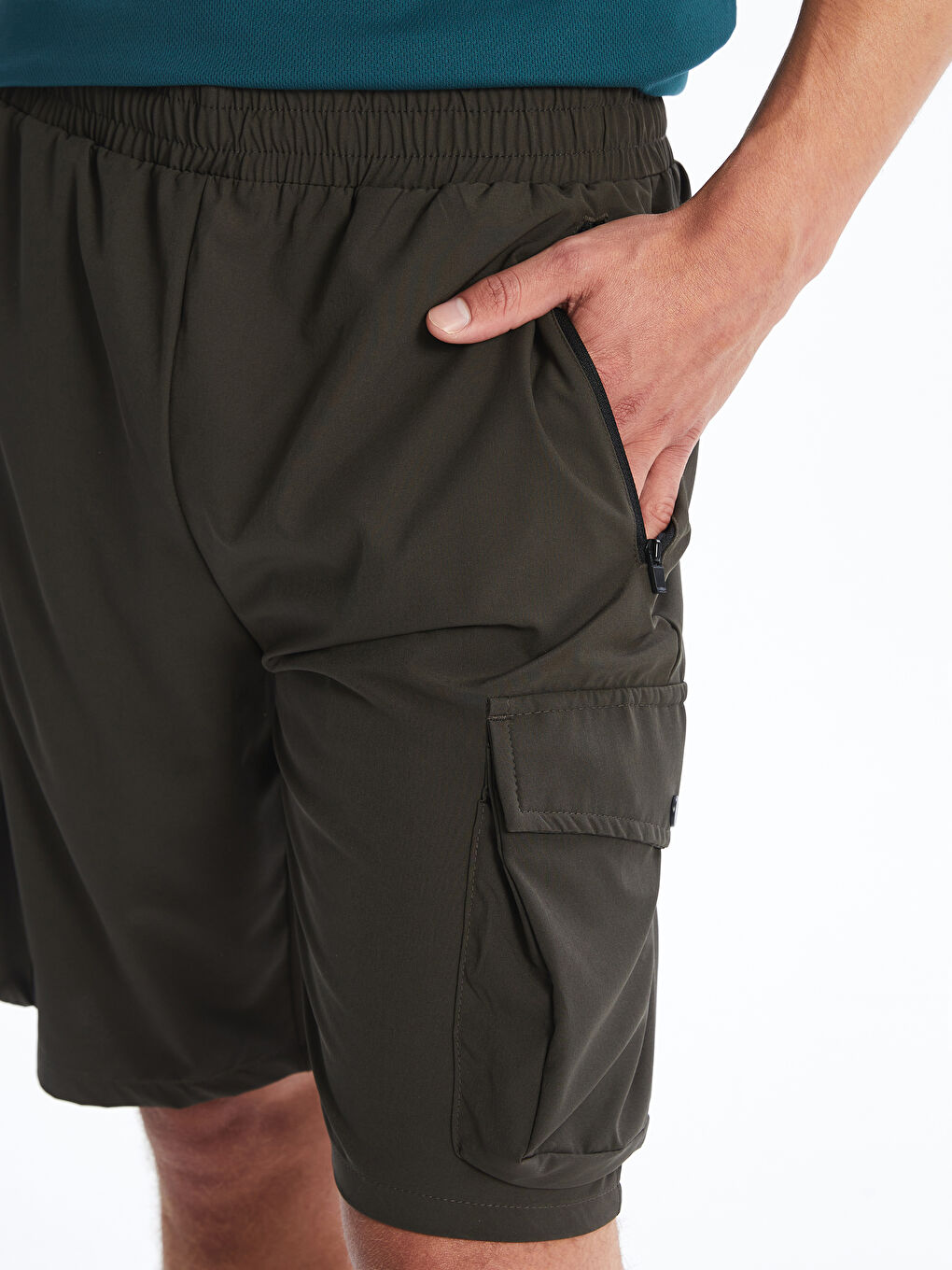 XSIDE Man KHAKI Active Shorts -S5N030Z8-HCZ - S5N030Z8-HCZ