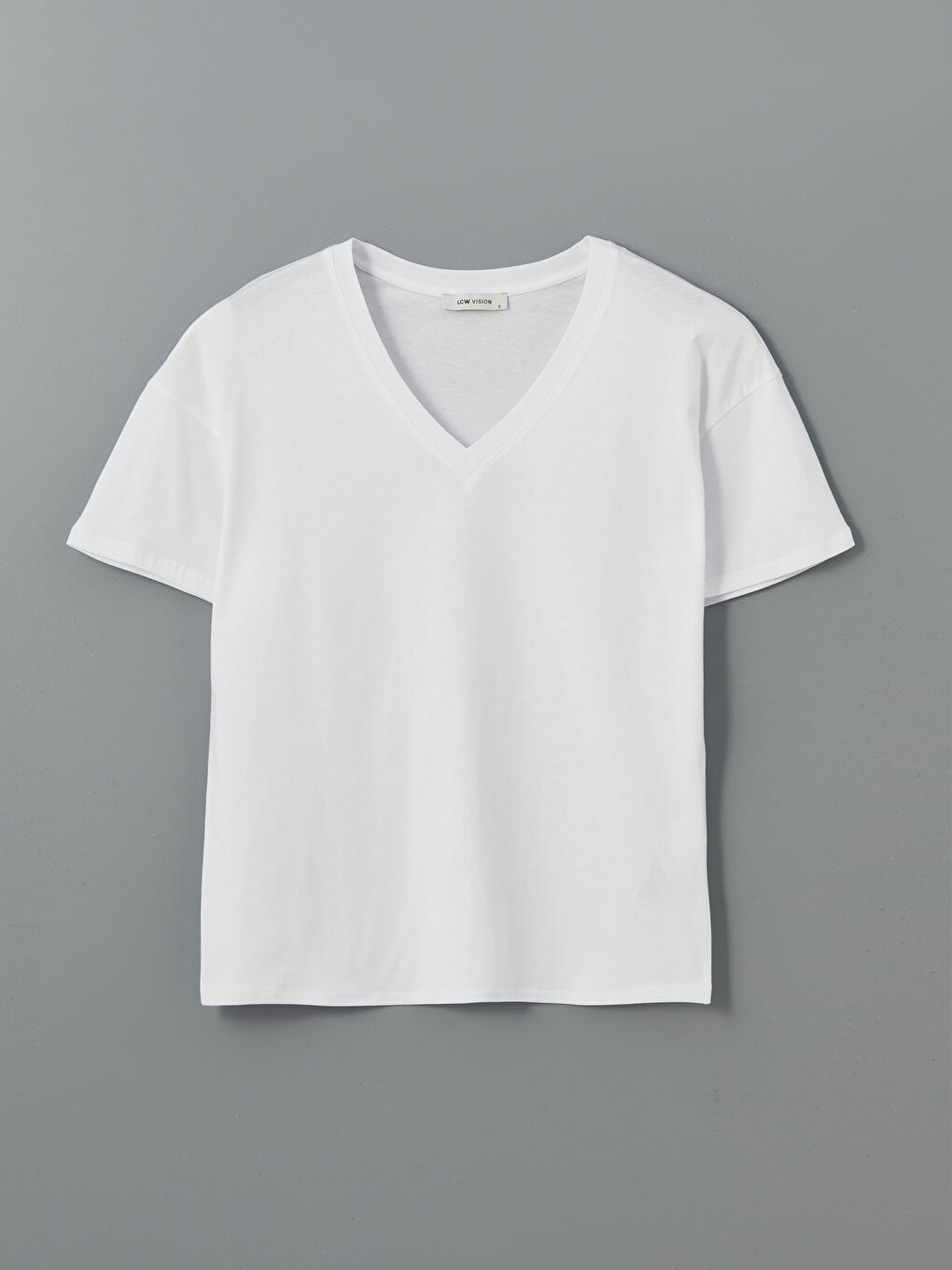 Americana VネックTシャツ ホワイト 長袖VネックTシャツ《CONTROLα》 (CT21LV-WH) | CONTROL α
