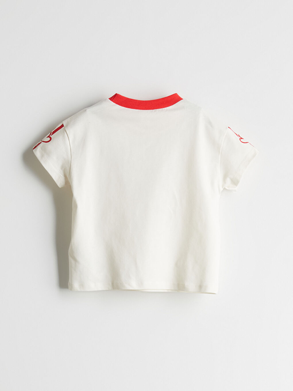Crew Neck Text Printed Girls' T-Shirt -S5OY30Z1-FES