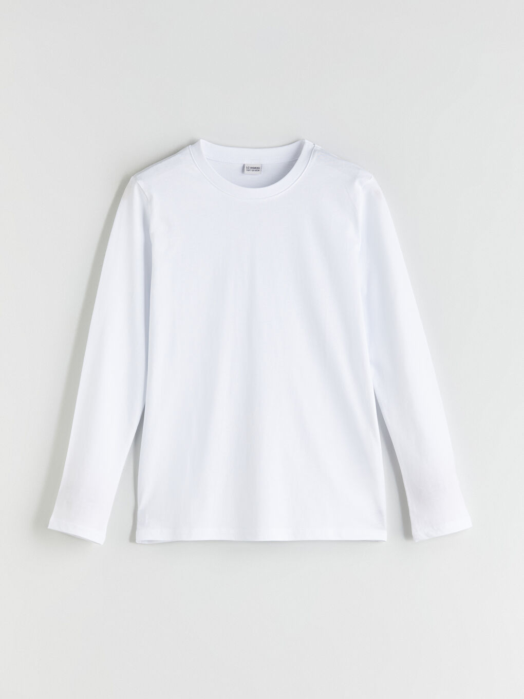 LC WAIKIKI Crew Neck Long Sleeve Basic Boys' T-Shirt -W30320Z4-Q6K