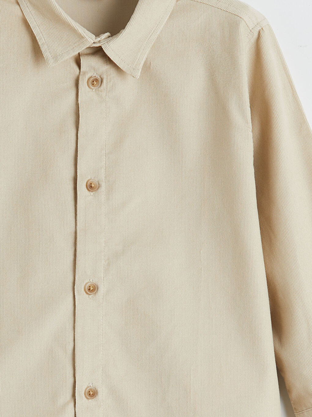 LC WAIKIKI Boy's Velvet Shirt -W5BO25Z1-FWZ