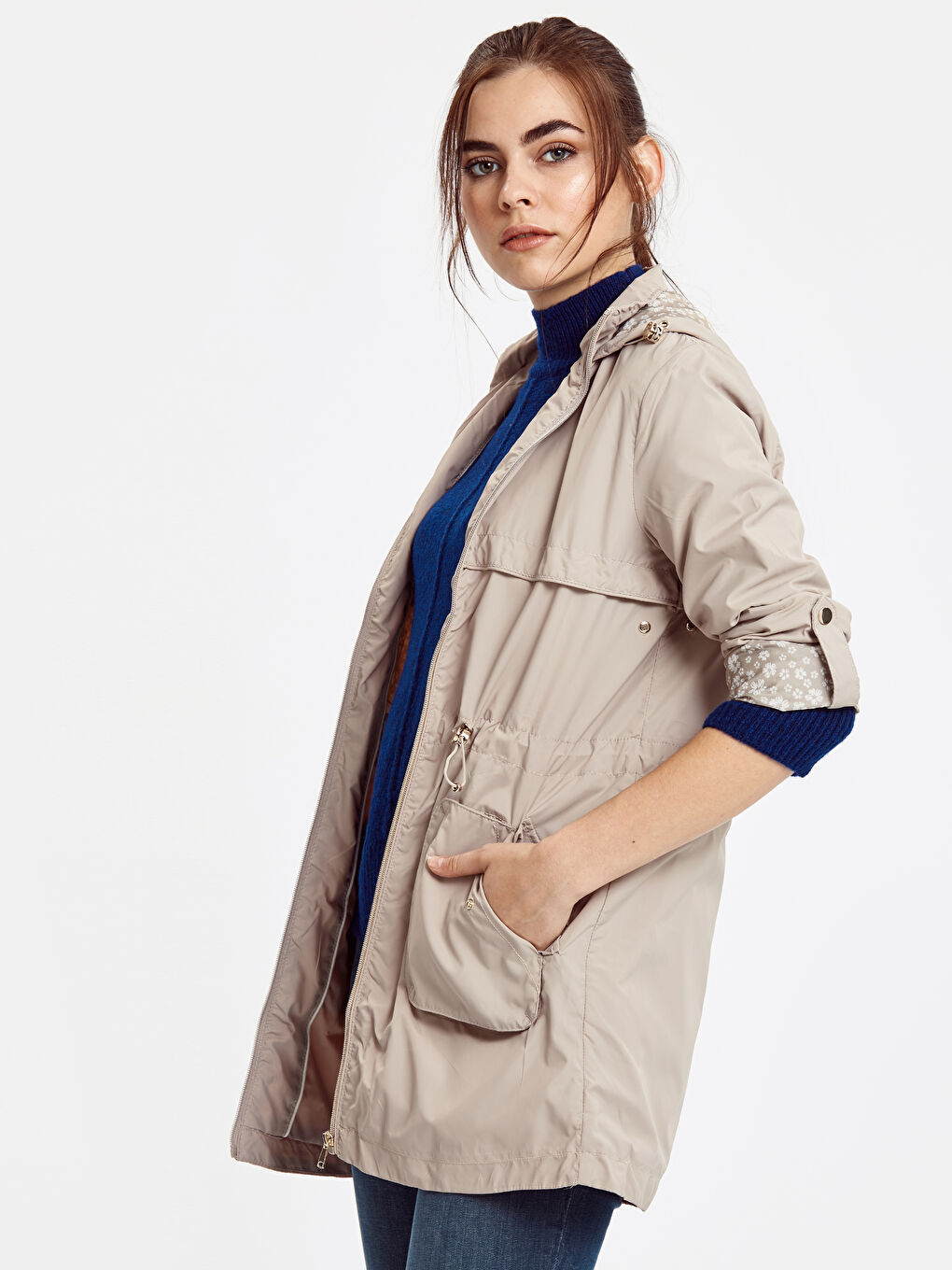 BEIGE Raincoat 8W0354Z8EYM 8W0354Z8EYM LC Waikiki