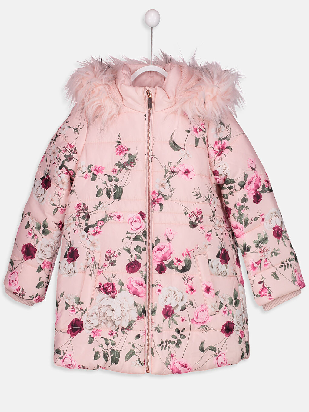 LC WAIKIKI Mädchen ROSA Mantel -8W3330Z4-671 8W3330Z4-671 LC