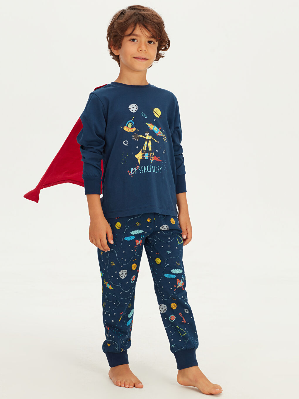 Boy NAVY Pyjamas Set -9WK263Z4-JC7 - 9WK263Z4-JC7 - LC Waikiki