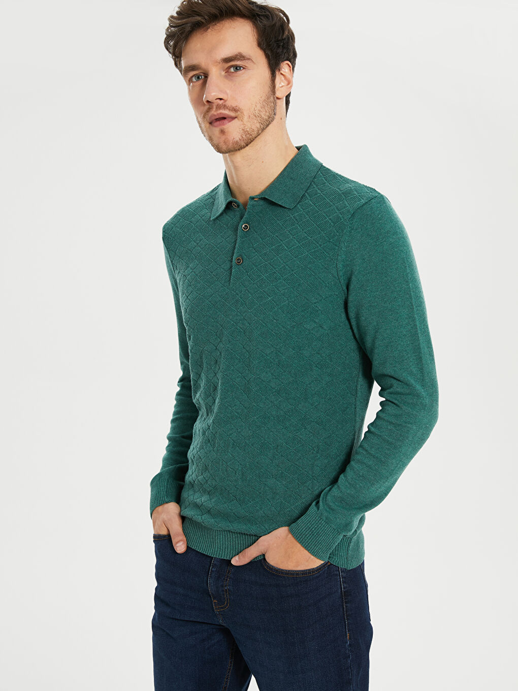 Long Sleeve Men's Sweater 0S1426Z8MWK 0S1426Z8MWK LC Waikiki