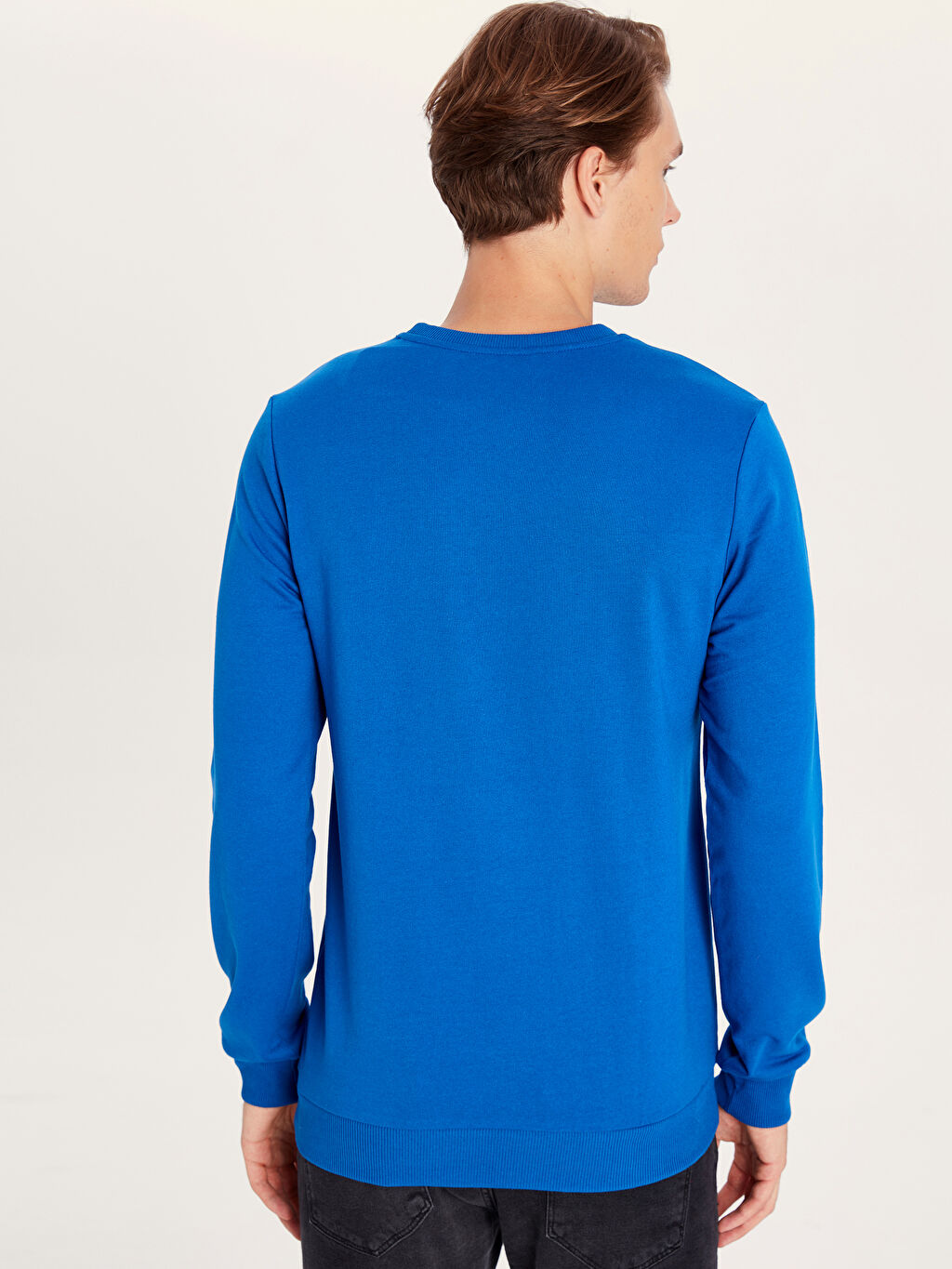 Mavi Bisiklet Yaka Uzun Kollu Sweatshirt Lc Waikiki