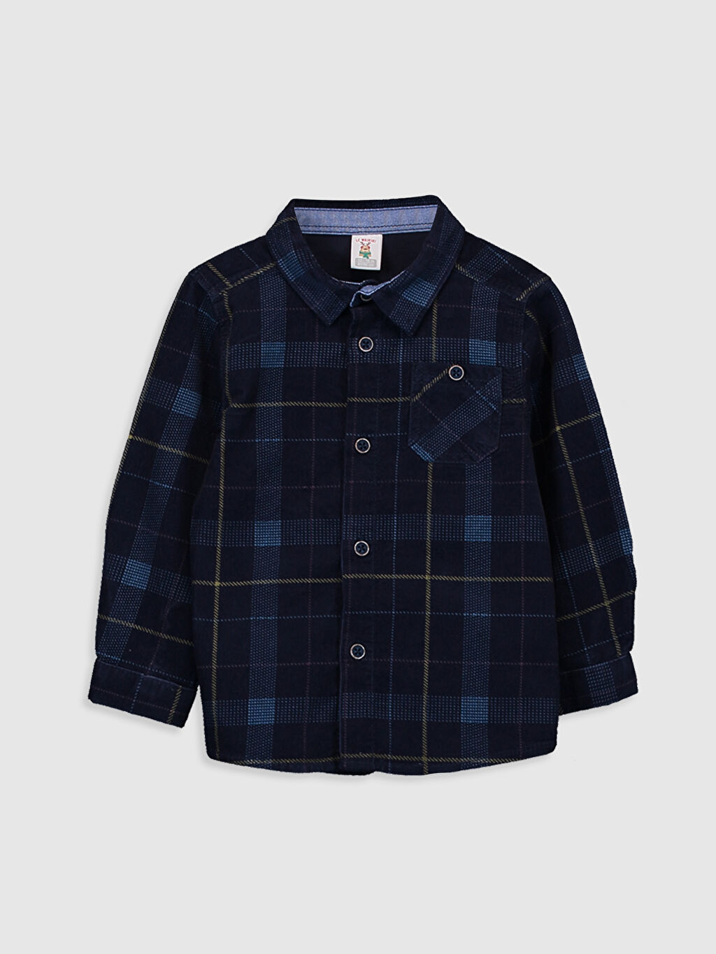 Lacivert Erkek Bebek Poplin Gomlek Lc Waikiki