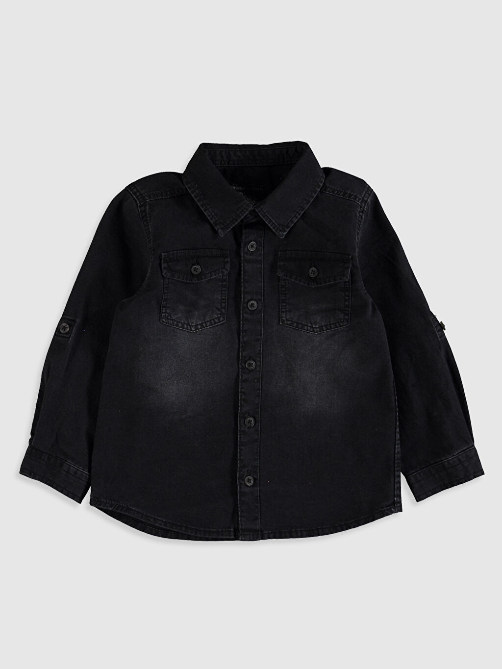Siyah Erkek Bebek Jean Gomlek Lc Waikiki