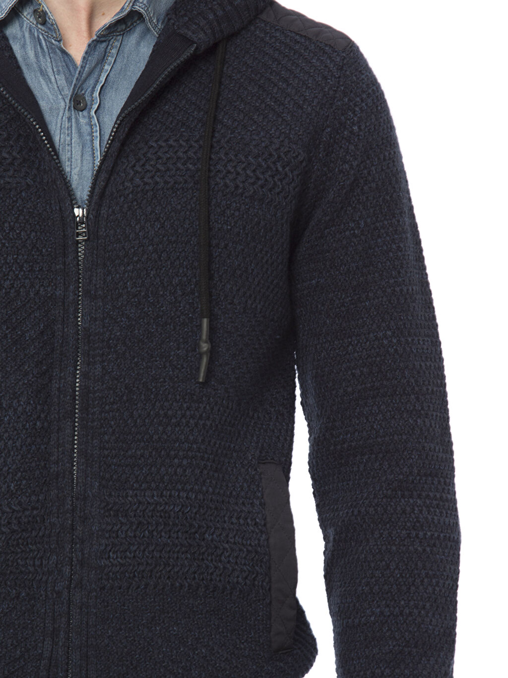 LCW Kapüşonlu Fermuarlı Hırka. 4