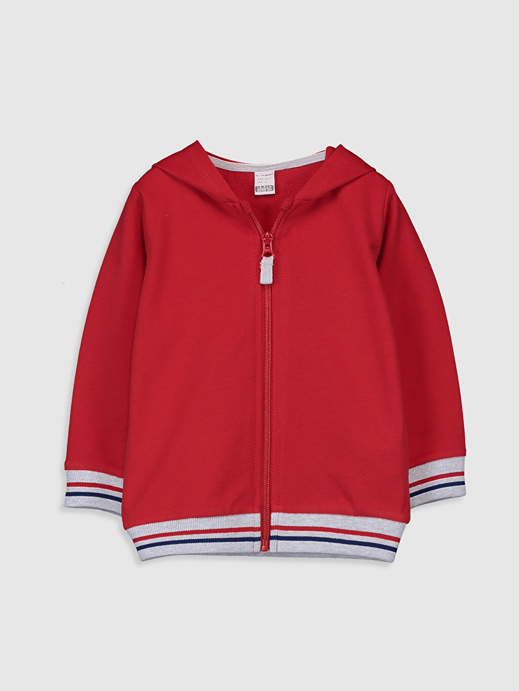 Modalite Net Lcw Erkek Bebek Kapusonlu Fermuarli Sweatshirt