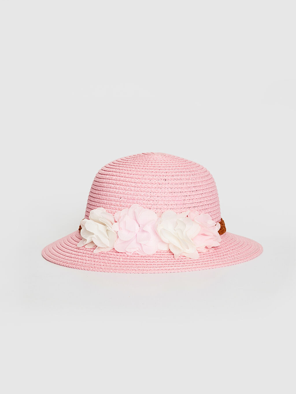 Pembe Kiz Bebek Hasir Sapka Lc Waikiki