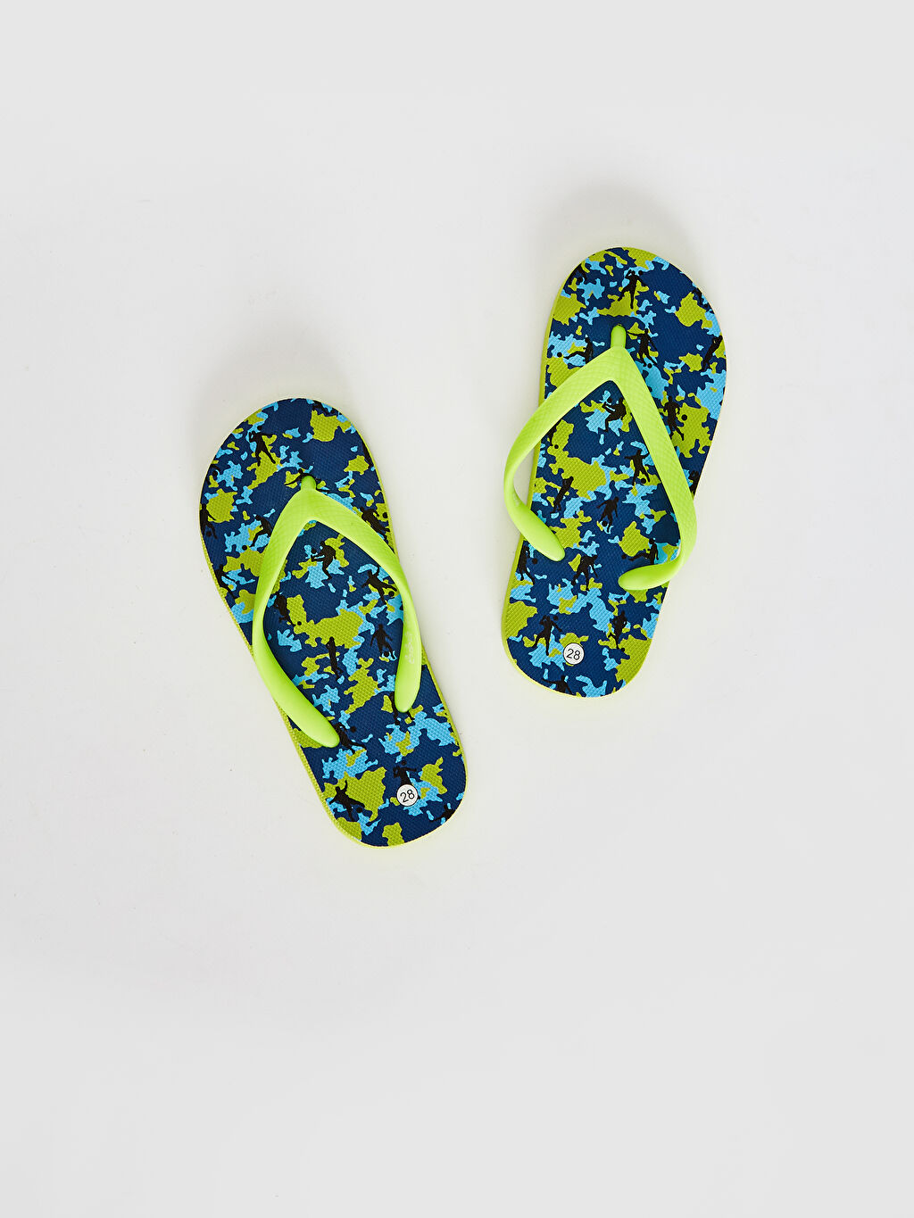 Yesil Erkek Cocuk Parmak Arasi Plaj Terligi Lc Waikiki