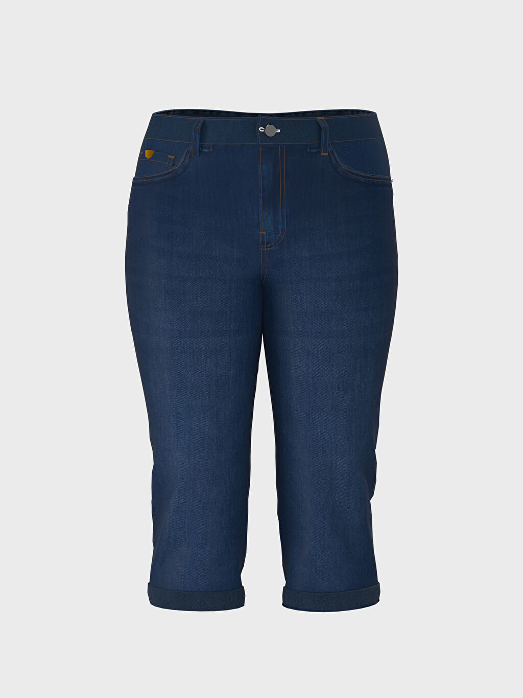 Indigo Esnek Jean Kapri Lc Waikiki