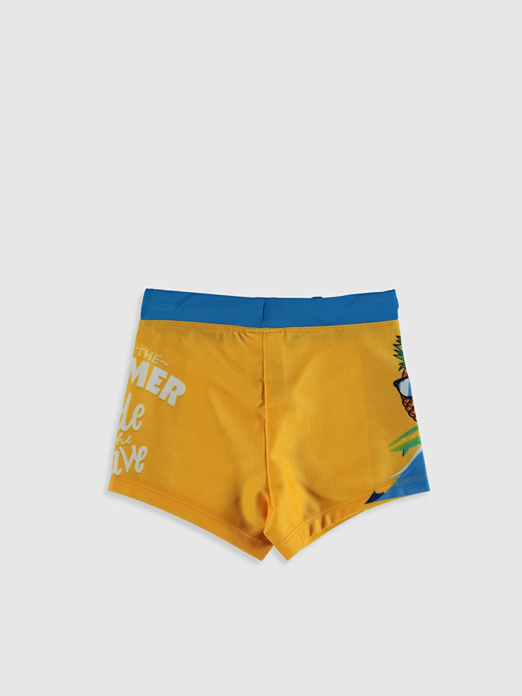 Sari Erkek Cocuk Baskili Boxer Mayo Lc Waikiki