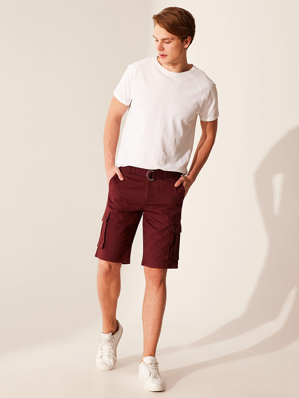 Bordo Regular Fit Kargo Cepli Gabardin Sort Lc Waikiki