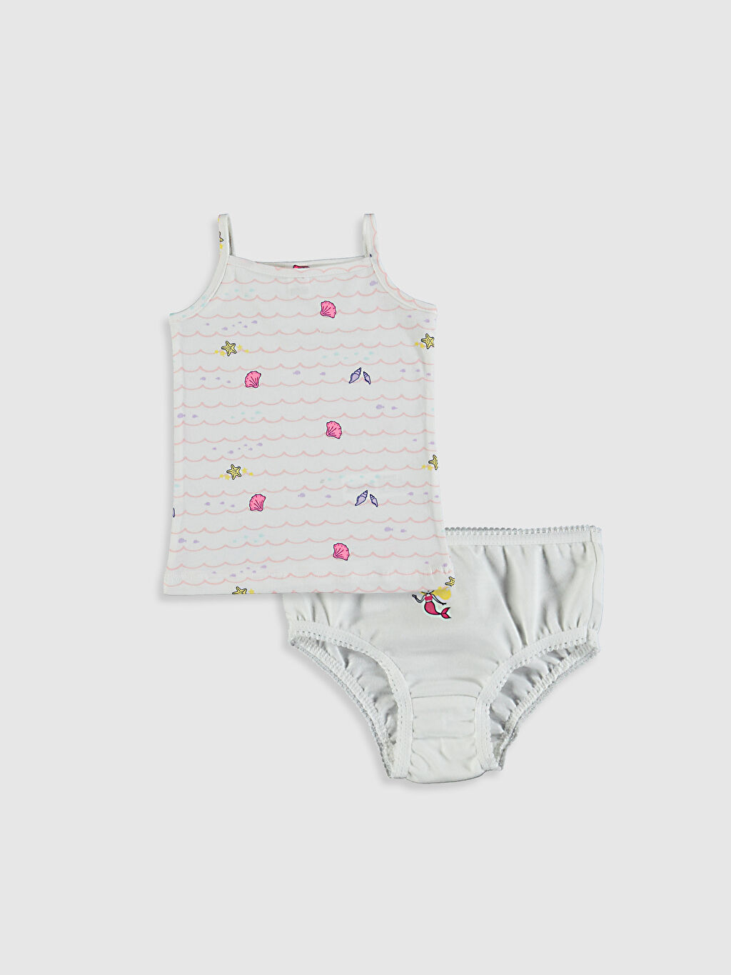 Beyaz Kiz Bebek Atlet Ve Kulot Lc Waikiki