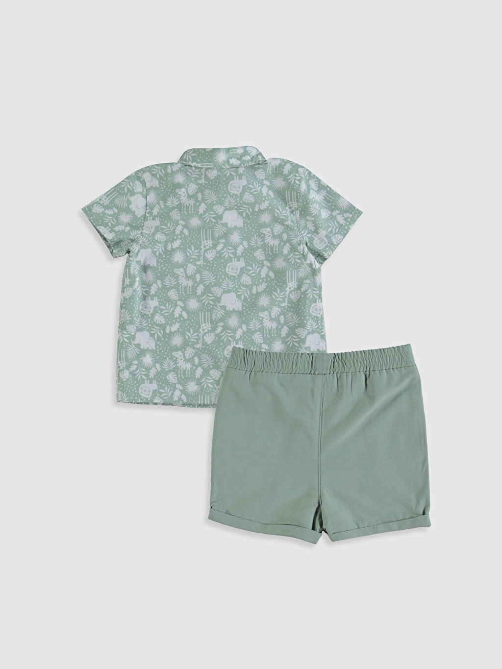 Yesil Erkek Bebek Gomlek Ve Sort Lc Waikiki