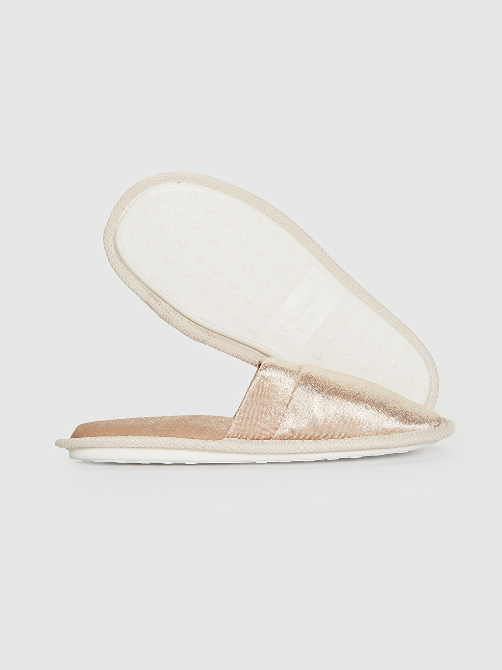 Bej Kadın Kadife Ev Terliği LC Waikiki