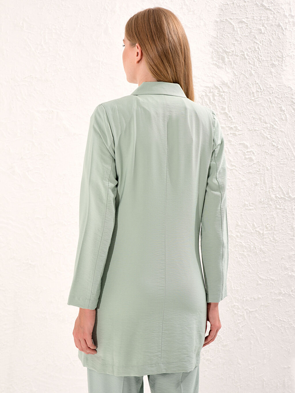 Yesil Dokulu Kumastan Blazer Ceket Lc Waikiki