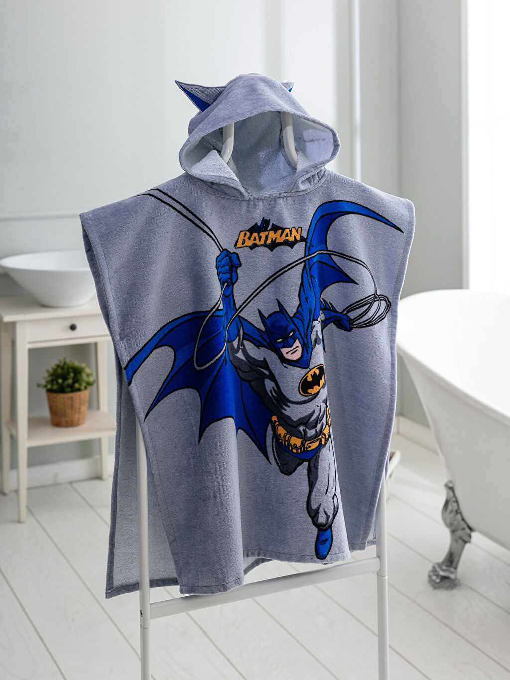 Gri Erkek Cocuk Batman Lisansli Kadife Panco Lc Waikiki