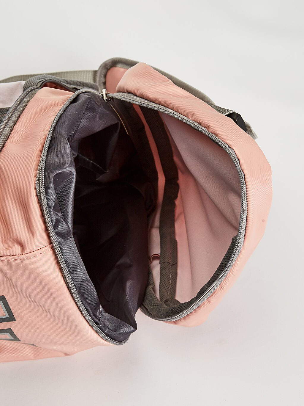 Pembe Pembe Kız Çocuk Yazı Baskılı Spor Çanta LC Waikiki