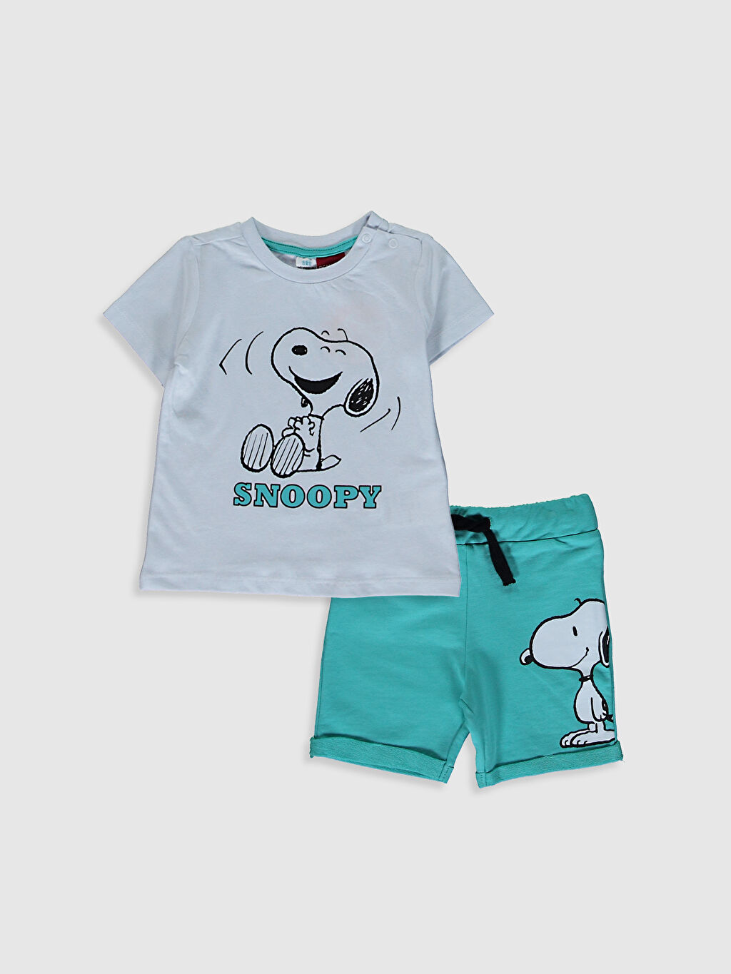 Siyah Erkek Bebek Snoopy Baskili Takim 2 Li Lc Waikiki