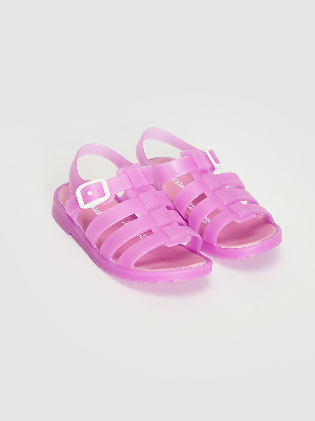 Lila Kız Bebek Tokalı Sandalet LC Waikiki
