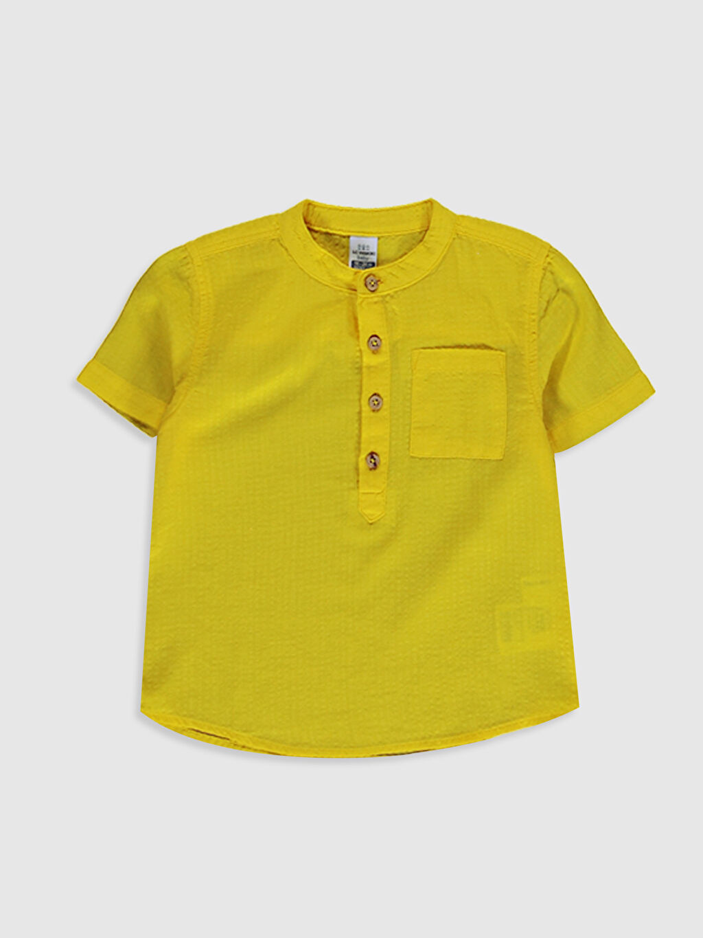 Sari Erkek Bebek Poplin Gomlek Lc Waikiki