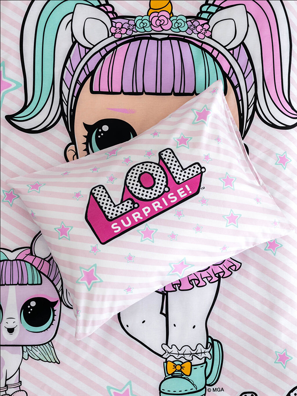 Çok Renkli Lol Lisanslı Dokuma Kız Çocuk Nevresim Takımı Çok Renkli Lol Lisanslı Dokuma Kız Çocuk Nevresim Takımı